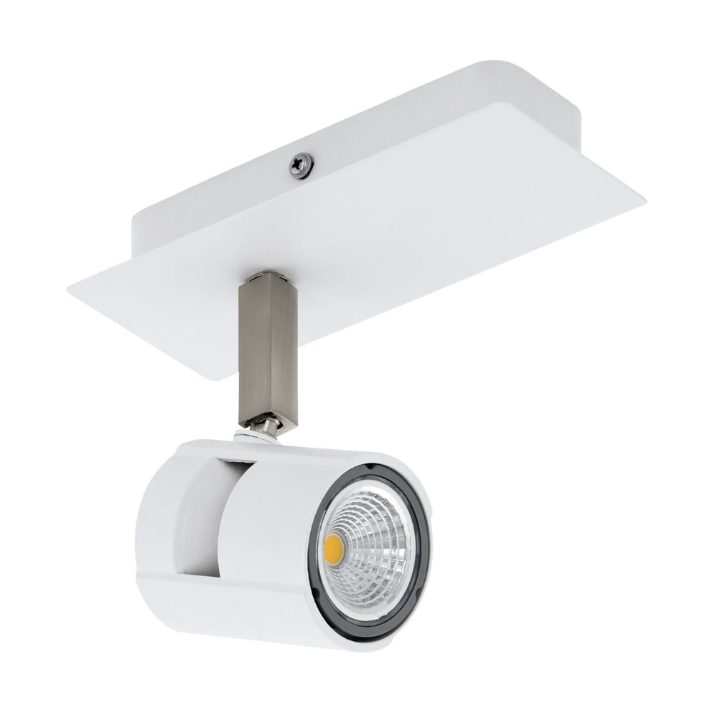 EGLO VERGIANO LED Wandstrahler weiss- nickel-matt GU10