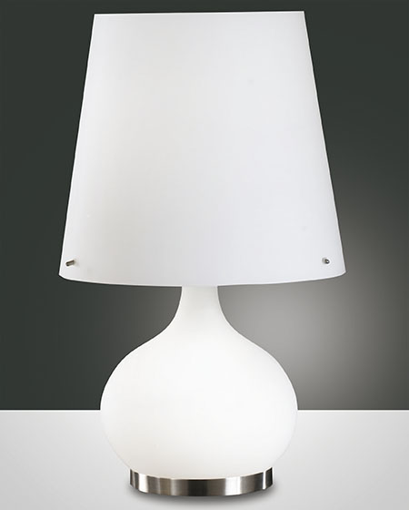 Fabas Luce Ade Tischleuchte weiss- E14- E27