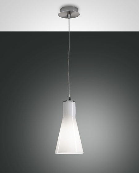 Fabas Luce Diana Pendelleuchte verchromt- E27