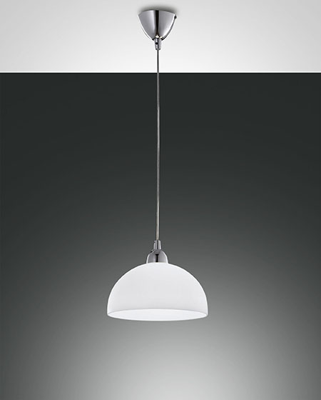 Fabas Luce Nice Pendelleuchte weiss- E27