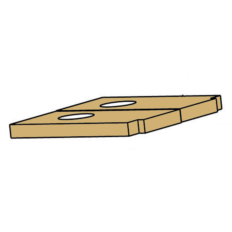 Feuerleitblende Vermiculite passend f�r Kaminofen Donato von Eurotherm