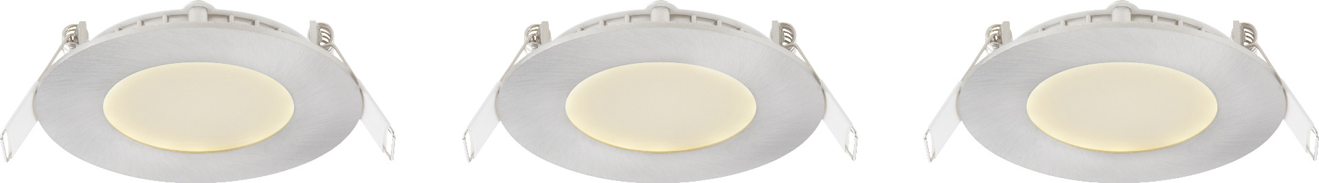 Globo Alid LED Einbauleuchte nickel matt- opal 8-5x2-5cm unter Einbauleuchten > Flurbeleuchtung > Nach Raum