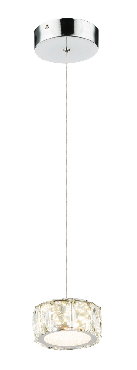Globo Amur LED Hngeleuchte chrom- klar 12x120cm