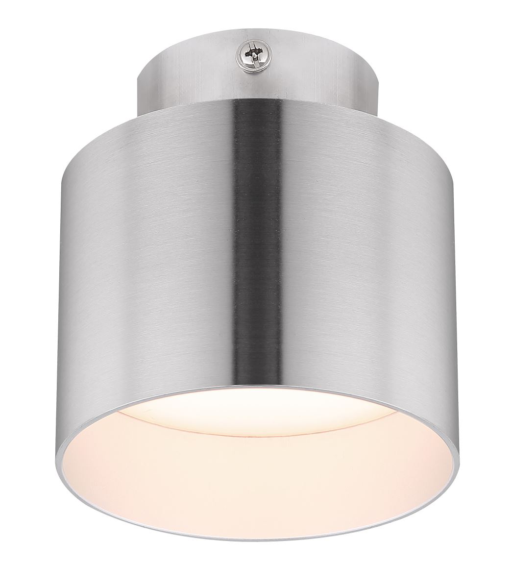 Globo Jenny LED Deckenleuchte nickel matt 10x10-5cm