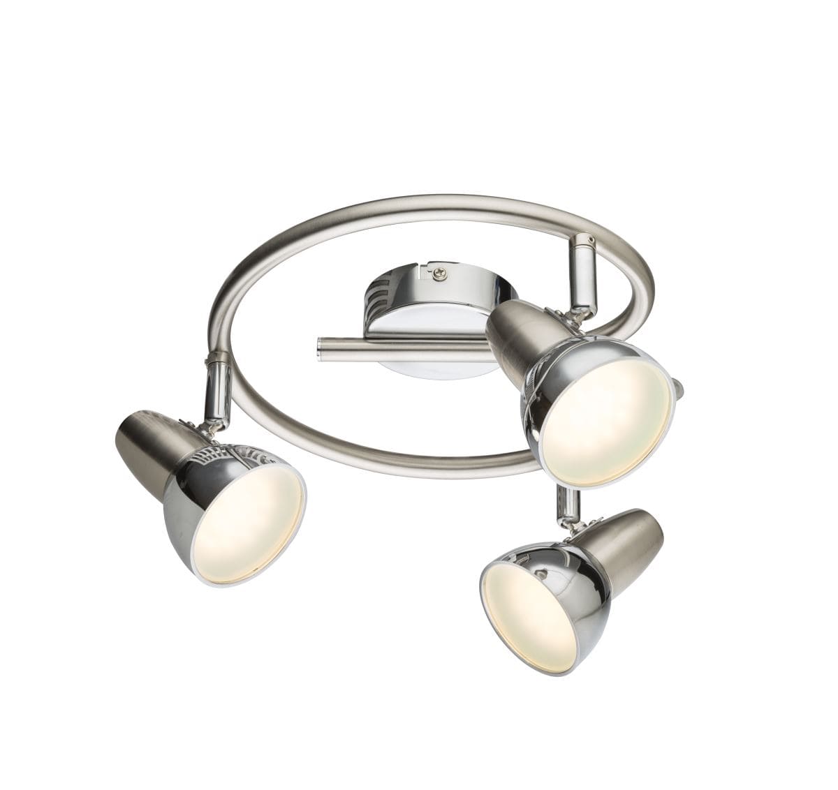 Globo LED STRAHLER ALUMINIUM NICKEL MATT- 3XLED LED Strahler Aluminium Nickel matt- 3xLED