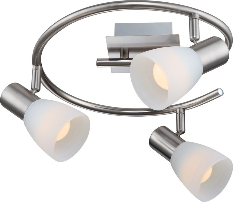 Globo PARRY I Strahler Nickel matt- 3xE14 LED unter Strahler / Spots > Esszimmerbeleuchtung > Nach Raum