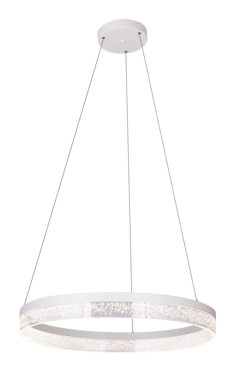 Globo Smitty LED Hngeleuchte weiss- klar 60x120cm