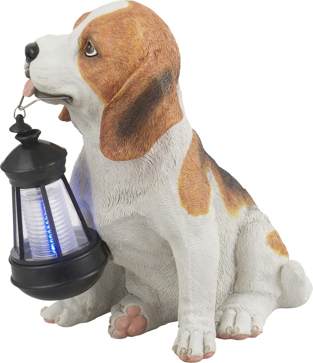 Globo SOLAR Solarleuchte Kunststoff Hund Braun- 1xLED