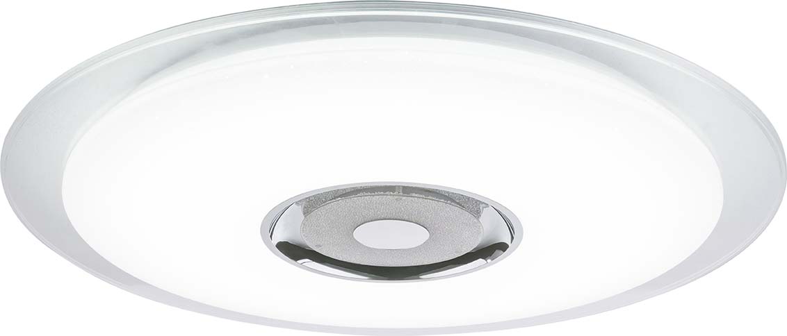 Globo Tune LED Deckenleuchte weiss opal mit Bluetooth Lautsprecher 60x6-1cm unter Deckenleuchten