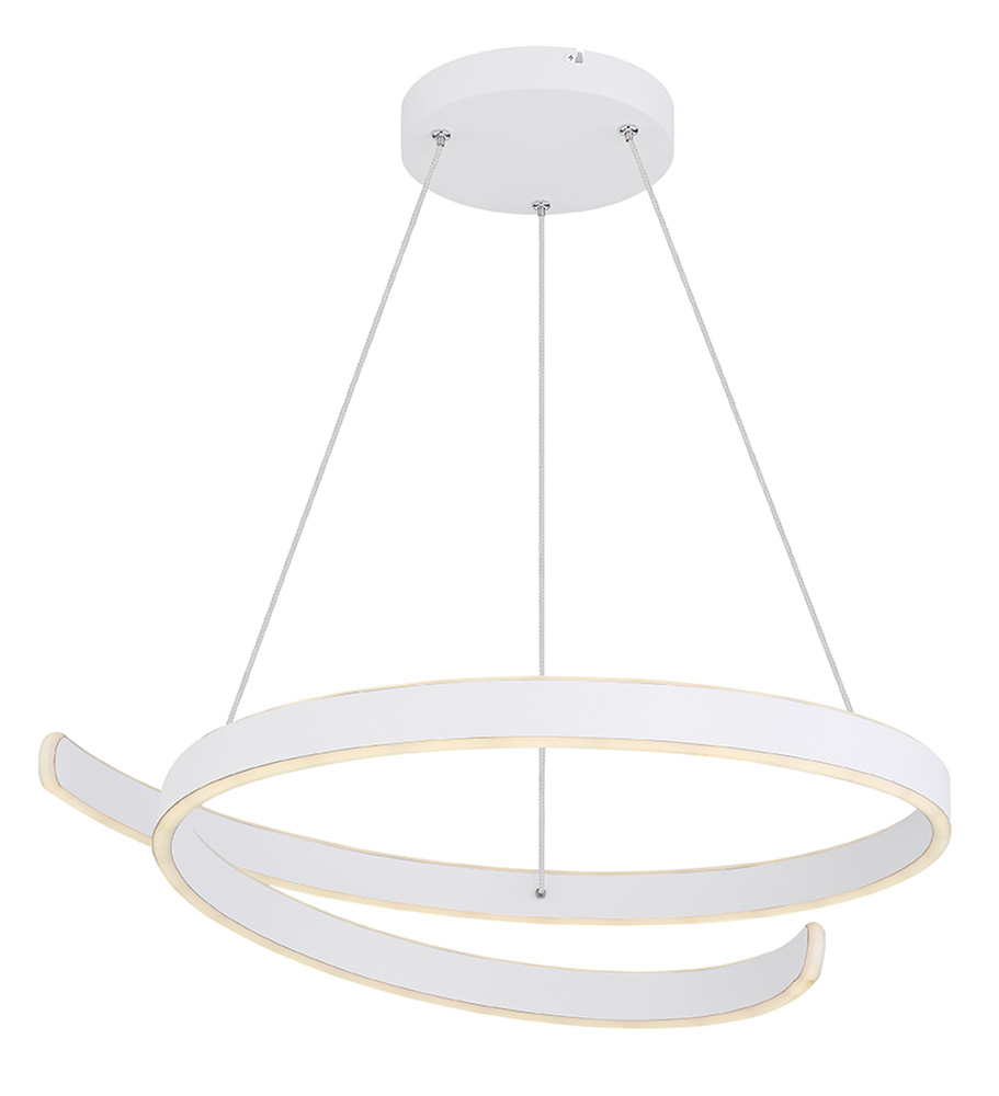 Globo Victoria LED Hngeleuchte weiss- matt mit Fernbedienung 66x62x120cm