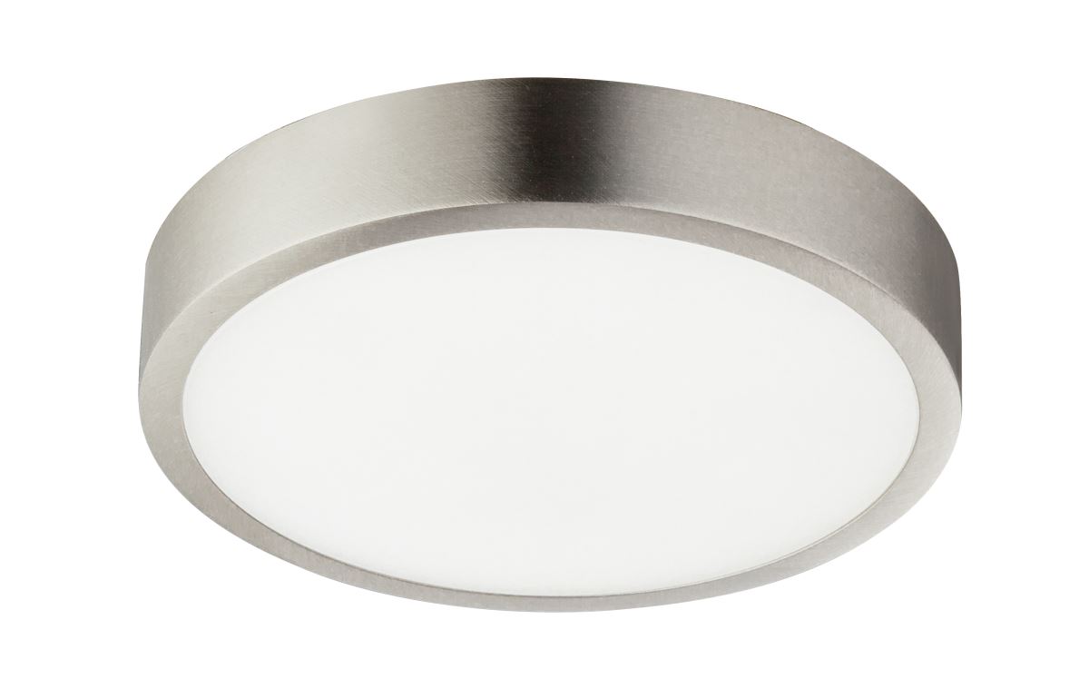 Globo Vitos LED Deckenleuchte nickel matt dimmbar 14-5x2-6cm