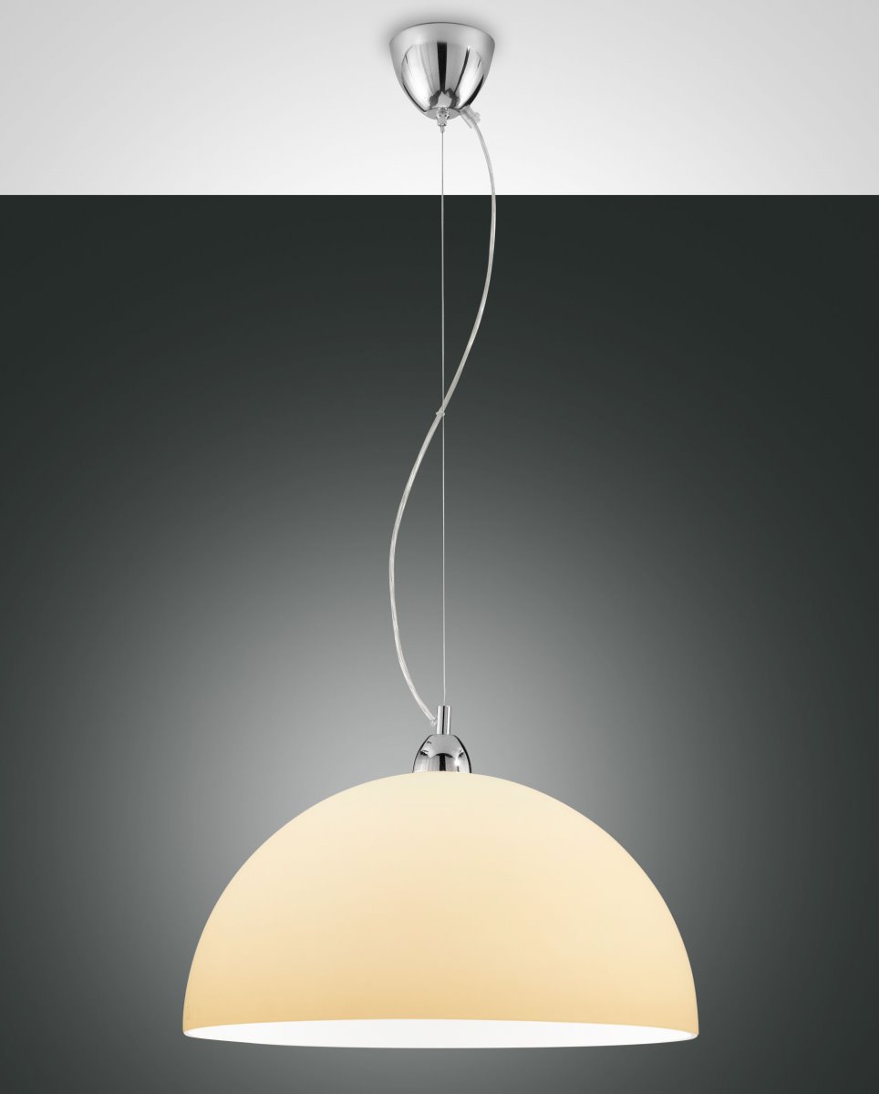 Hngelampe amber Fabas Luce Nice 460mm E27 dimmbar