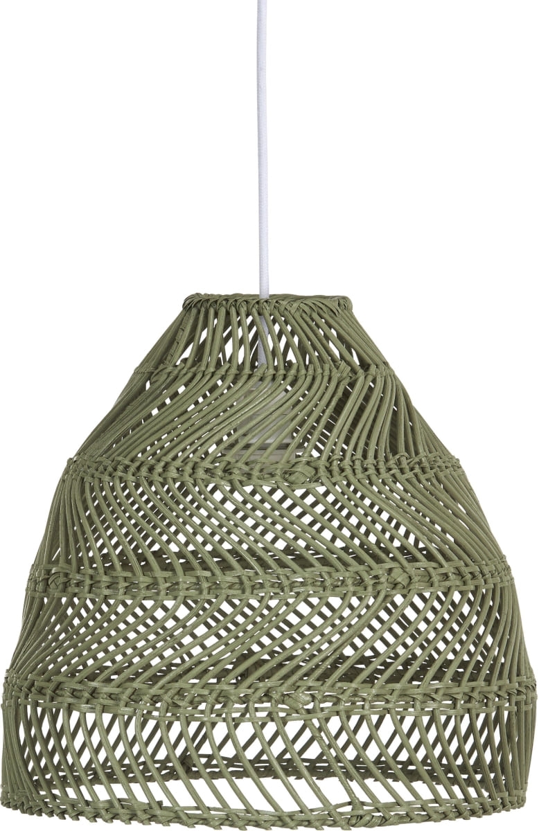 Hngelampe grn Rattan PR Home Maja 36cm E27