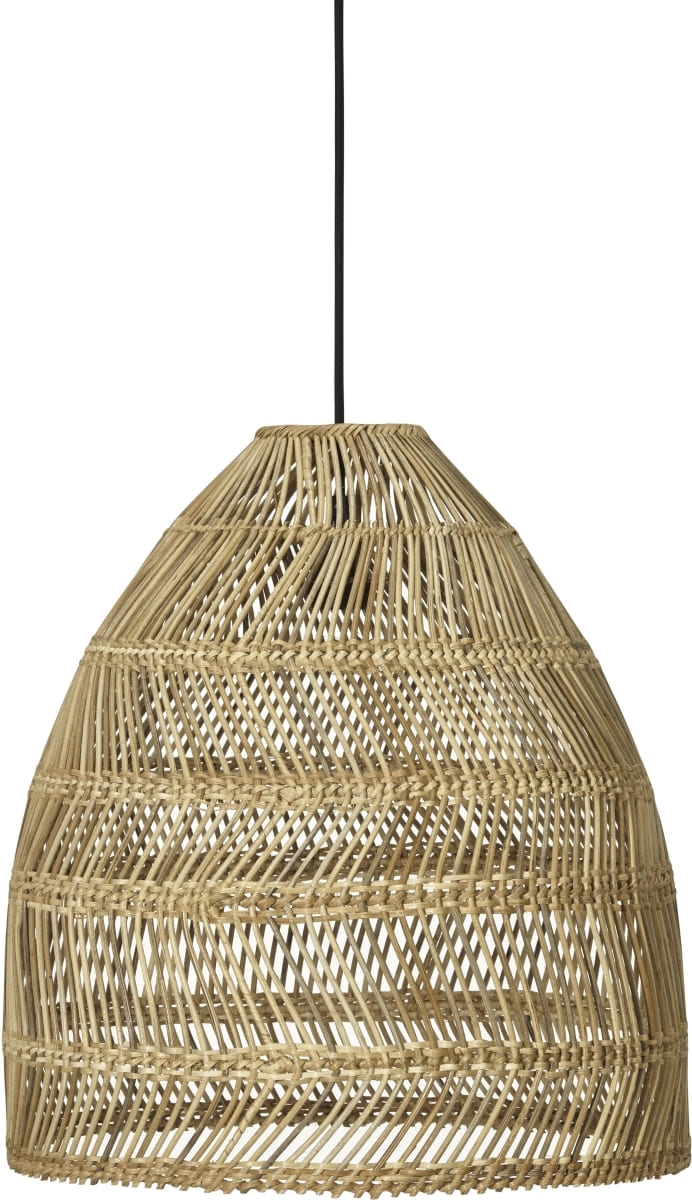 Hngelampe natur beige Rattan PR Home Maja 36cm E27