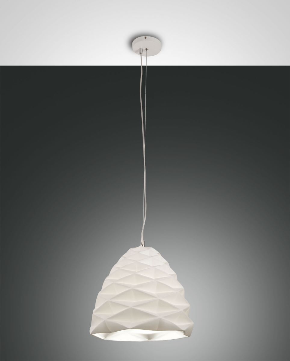 Hngeleuchte weiss Fabas Luce Duchessa 30cm E27