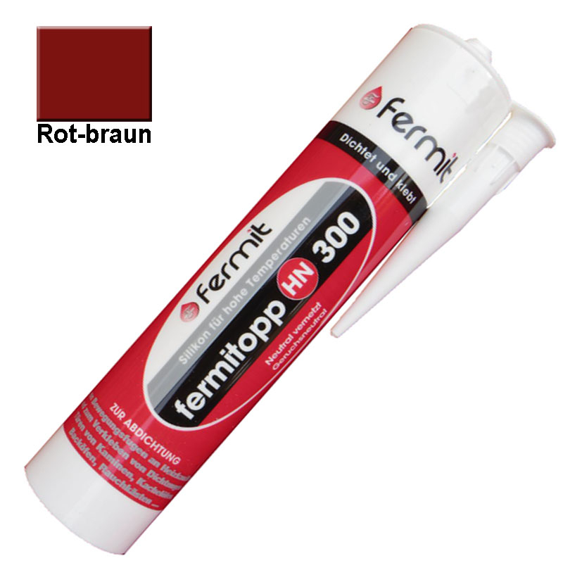 Hitzebest�ndiges Silikon rotbraun 310ml Brandschutz B1