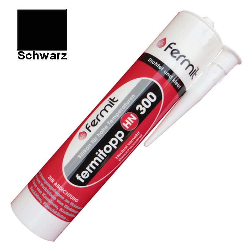Hitzebest�ndiges Silikon schwarz 310ml Brandschutz B1