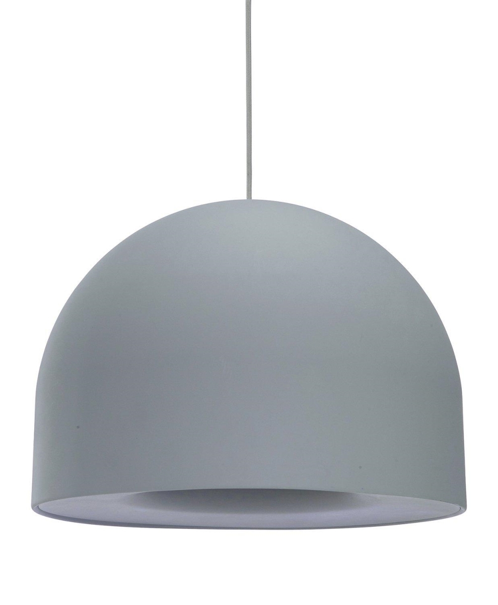 Hochwertig moderne Hngelampe matt grau aus Metall PR Home Norp 40cm E27