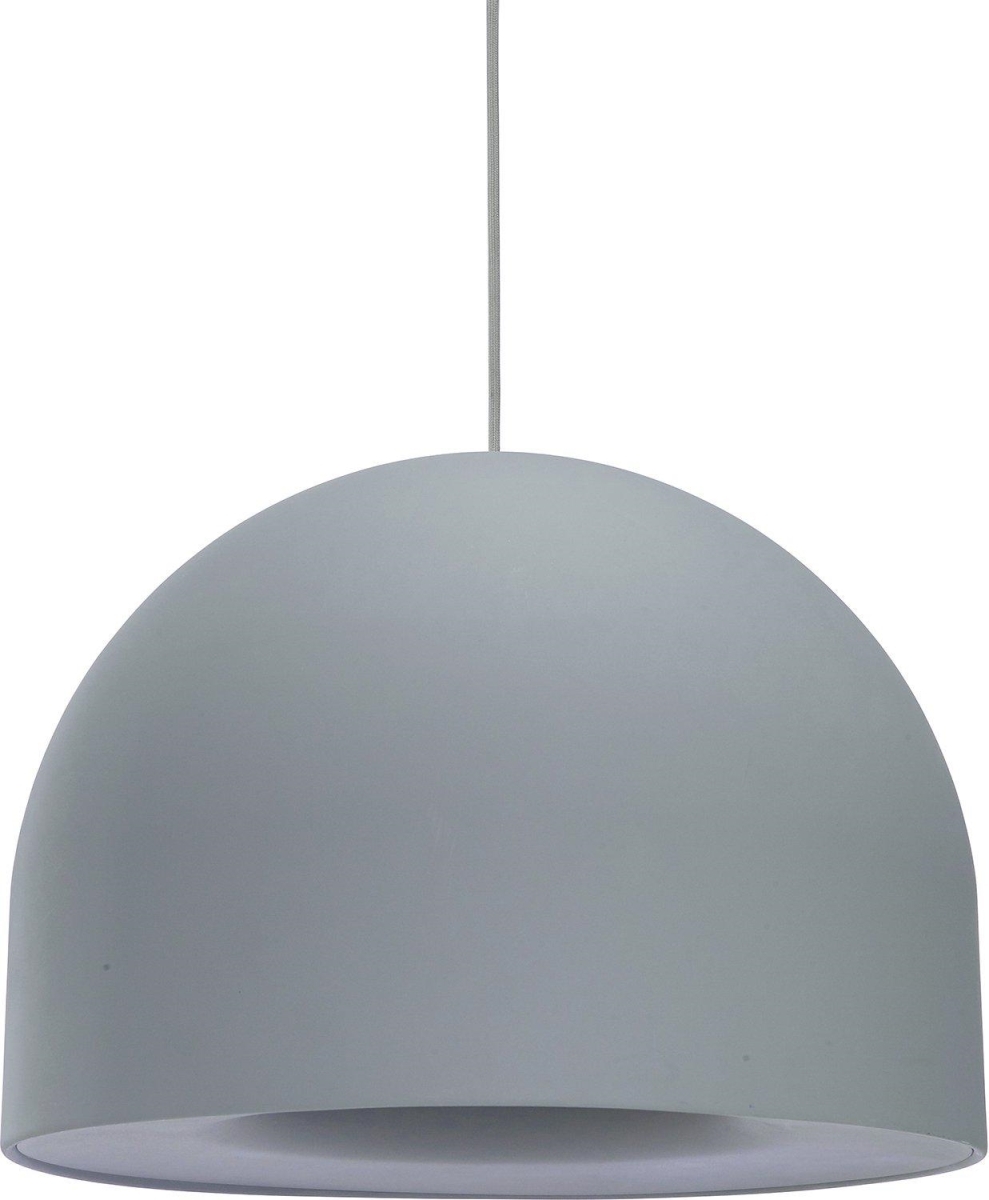 Hochwertig moderne Hngelampe matt grau aus Metall PR Home Norp 50cm E27