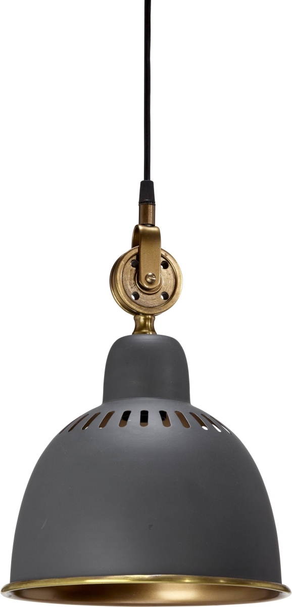 Hochwertige Hngelampe Industrie design aus Metall grau PR Home Cleveland 23cm E27 dimmbar