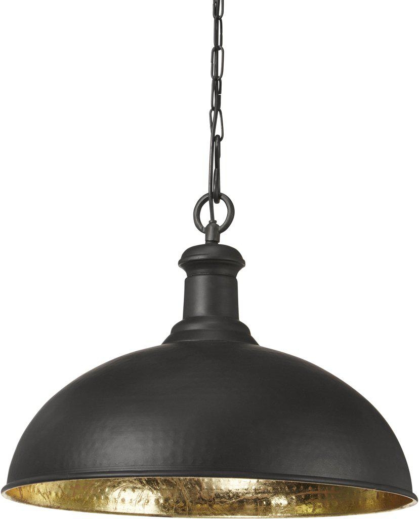 Hochwertige Hngeleuchte Industrie design aus Metall schwarz gold PR Home Delhi 50cm E27