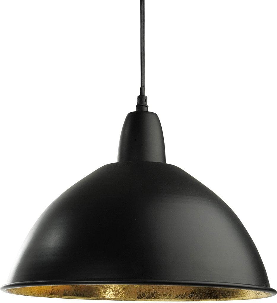 Hochwertige Pendelleuchte aus Metall schwarz gold PR Home Classic 47cm E27 dimmbar unter Hngeleuchten > Wohnzimmerbeleuchtung > Nach Marke