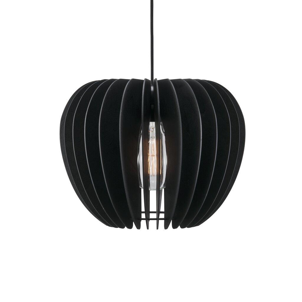Holzlamellen Hngelampe schwarz Nordlux Tribeca 38 mit E27 Fassung