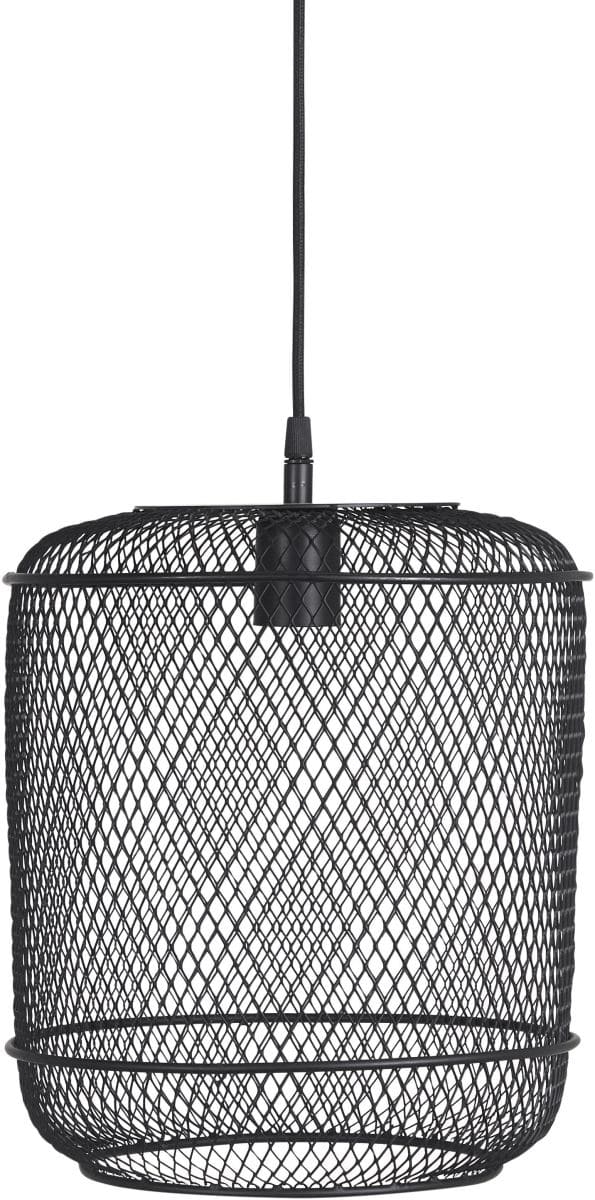 Industie Look Hngelampe Gittertonne Metall schwarz PR Home Grid 27x36cm E27 unter Hngeleuchten > Schlafzimmerbeleuchtung > Nach Raum