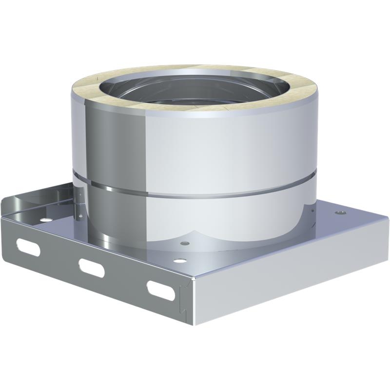 Jeremias DW ECO 2-0 Grundplatte mit Kondensatablauf unten und 1-2 Zoll Nippel