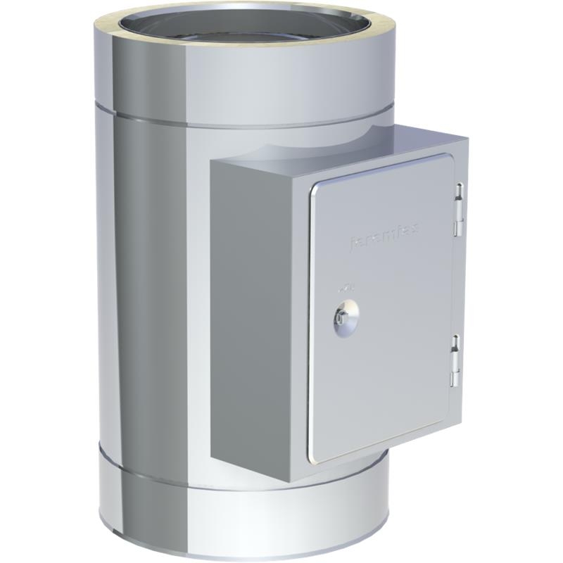 Jeremias DW ECO 2-0 Reinigungelement mit Russschutz�r Eckig bis 600-C Unterdruckbetrieb