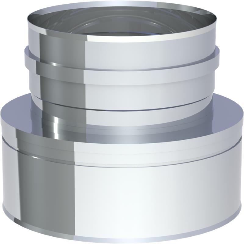 Jeremias DW ECO 2-0 �bergang doppelwandig auf einwandig mit Muffe
