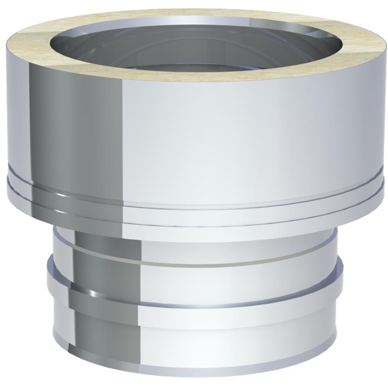 Jeremias DW ECO 2-0 �bergang einwandig auf doppelwandig mit Muffe