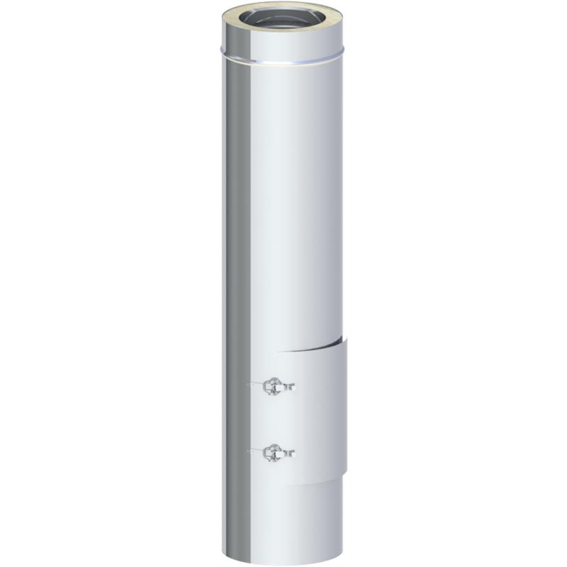 Jeremias DW-FU Reinigungselement Design Plus mit Kugelfang - Russtopf und Wandfutter f�r 2mm Rohre
