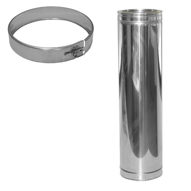 L�ngenelement 940mm f�r Schornsteinsets 130mm DW6