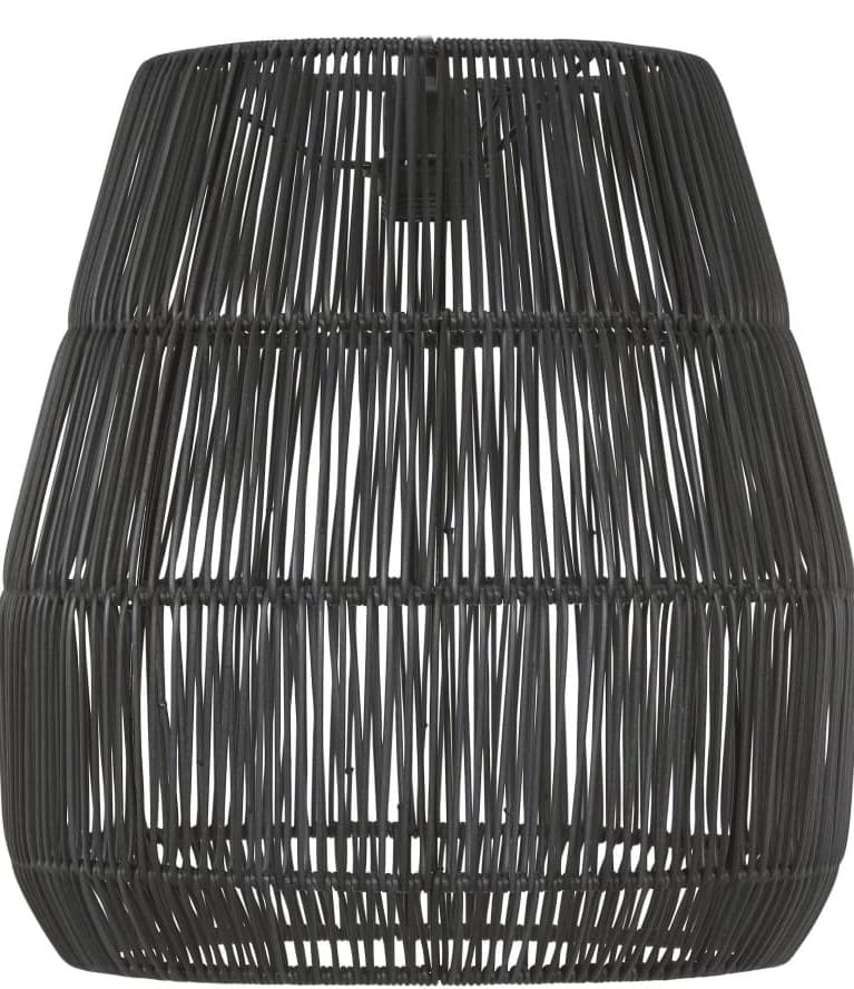 Lampenschirm Rattan fr Aussen schwarz PR Home Saigon 38cm fr E27 Pendelaufhang unter Baukastensysteme auen > PR HOME