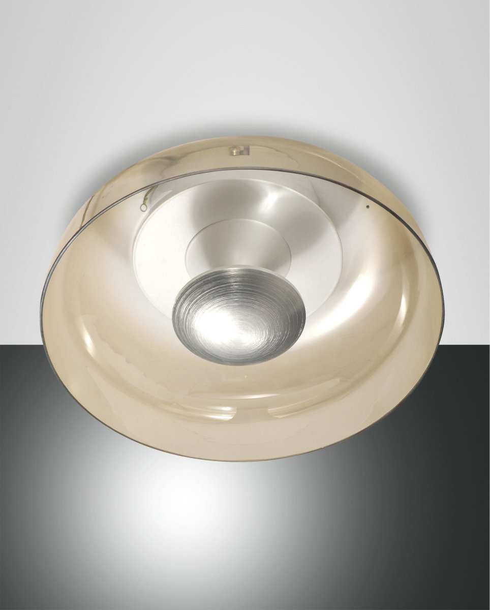 LED Deckenlampe amber Fabas Luce Vintage 300mm 1350lm dimmbar unter Deckenleuchten > Wohnzimmerbeleuchtung > Nach Raum