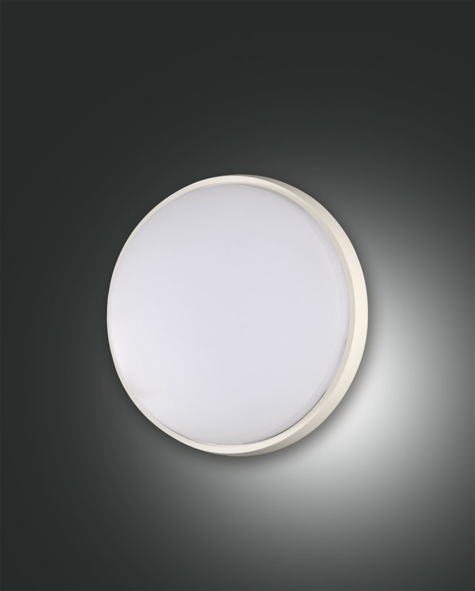 LED Deckenlampe aussen weiss Fabas Luce Olly 180mm 900lm IP54 unter Deckenleuchten > Badezimmerbeleuchtung > Nach Raum