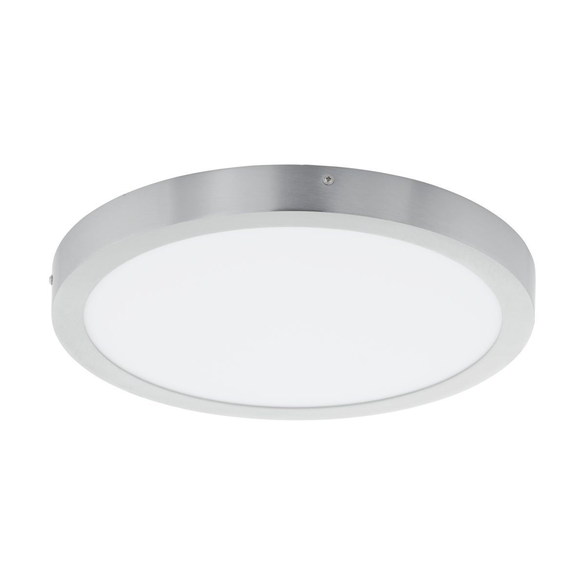 LED Deckenleuchte rund EGLO FUEVA 1 silber 400mm 4000K