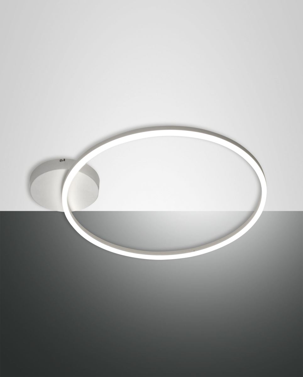 LED Deckenleuchte weiss satiniert Fabas Luce Smartluce Giotto 3240lm unter Deckenleuchten > Wohnzimmerbeleuchtung > Nach Marke
