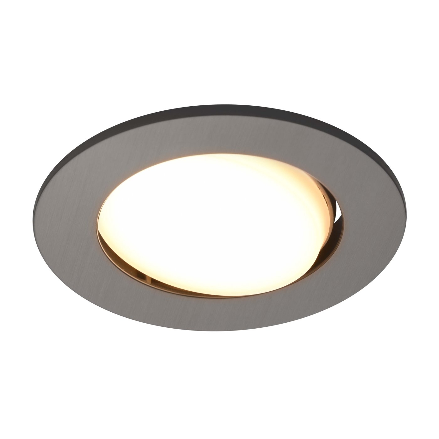 LED Einbauleuchte nickel Nordlux Leonis 3er Set a 345lm 2700K