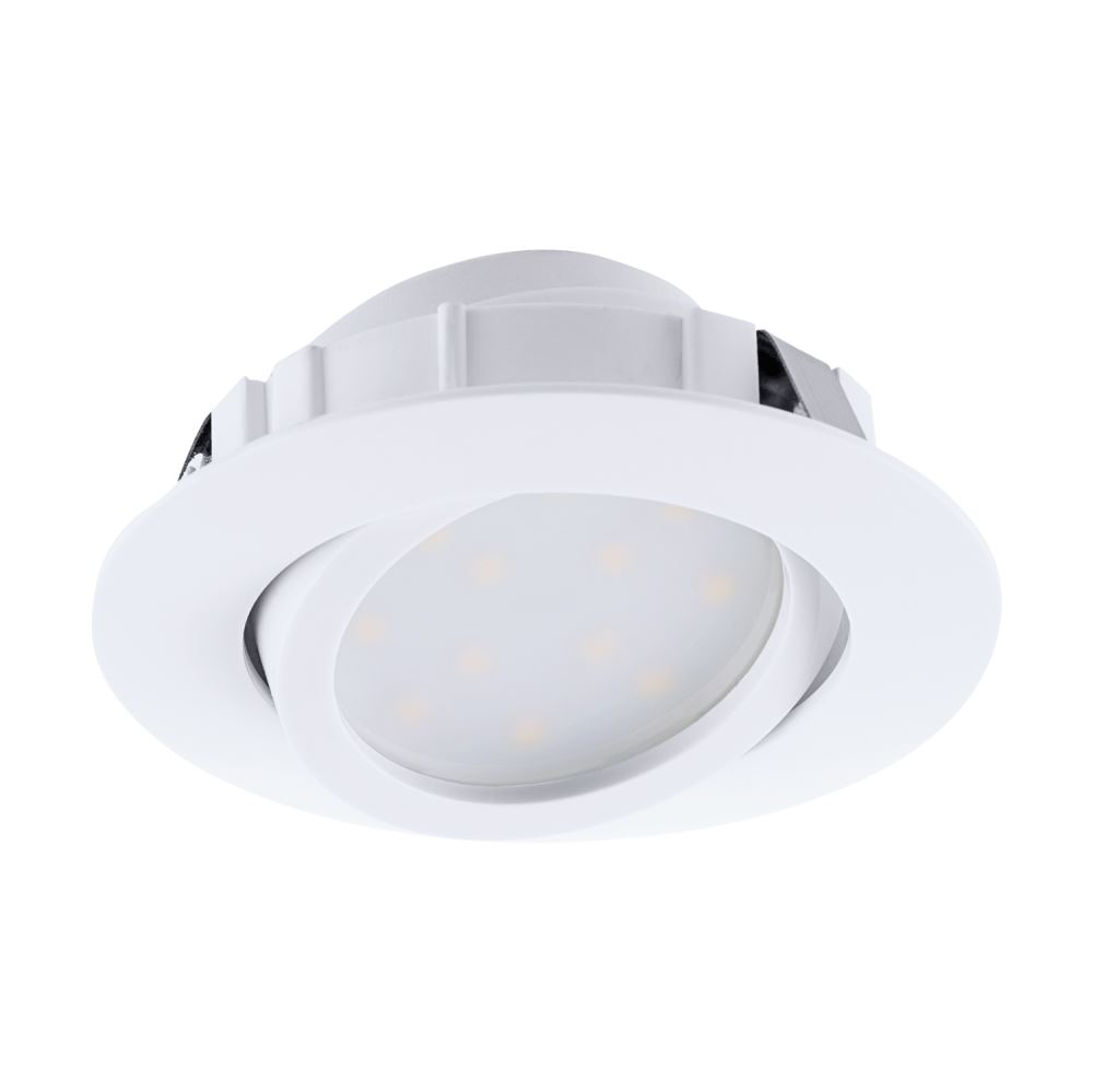 LED Einbauspot EGLO PINEDA 84mm weiss dimmbar