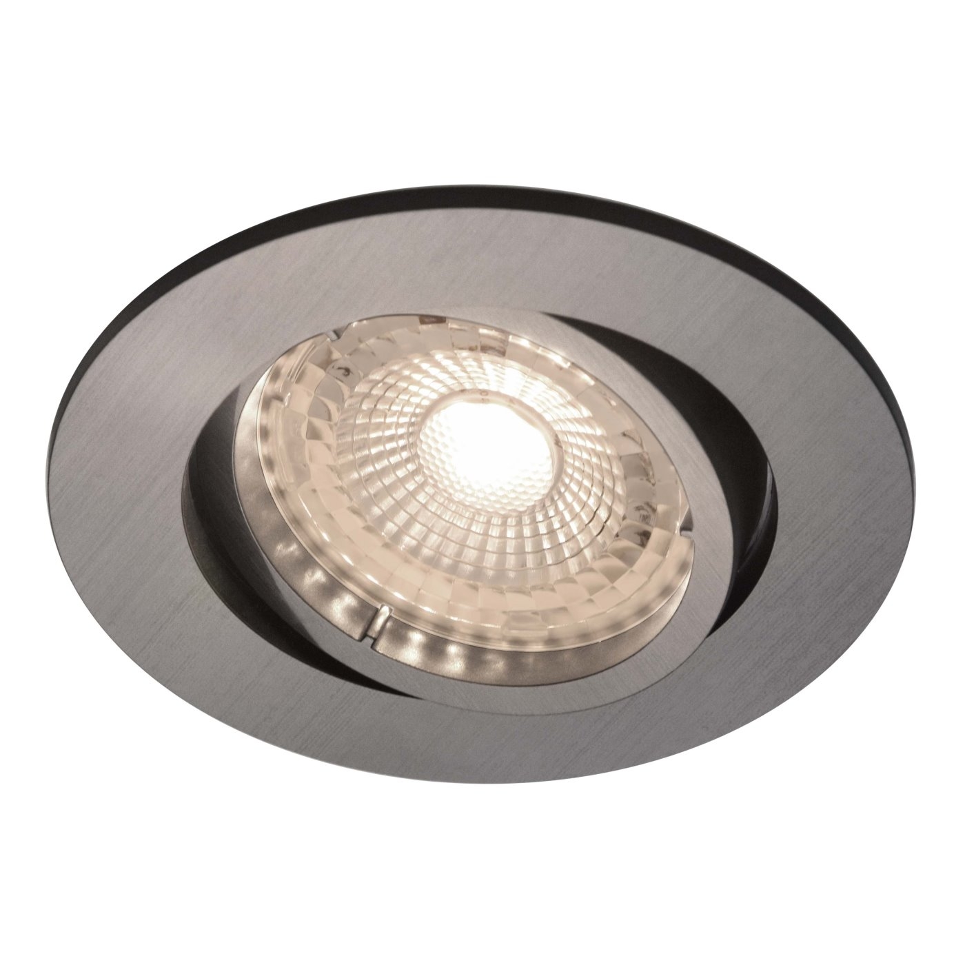 LED Einbaustrahler nickel Nordlux Octans 5er Set GU10 a 345lm 2700K