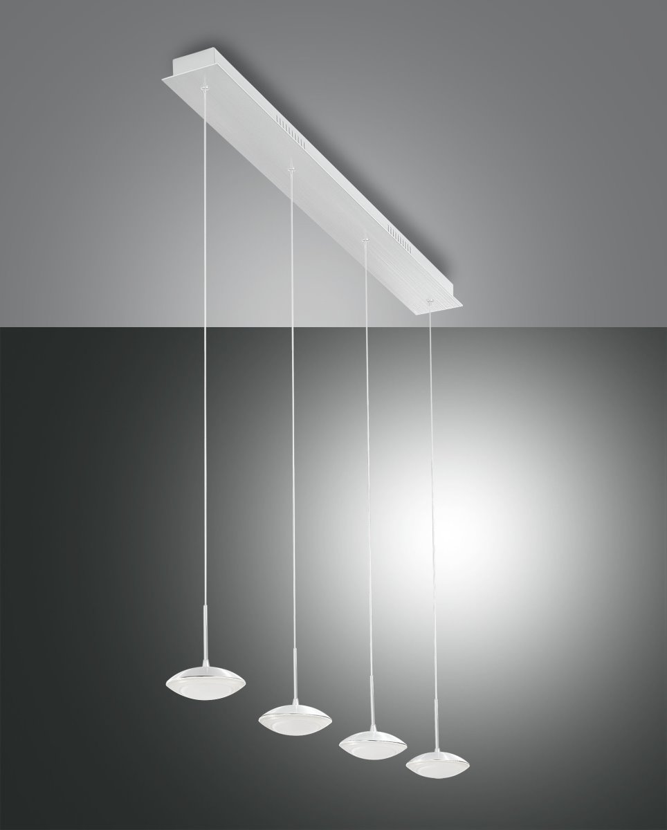 LED Hngelampe weiss Fabas Luce Hale 2800lm 4-flg- dimmbar unter Hngeleuchten > Esszimmerbeleuchtung > Nach Marke