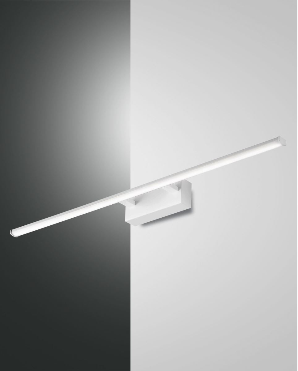 LED Spiegellampe weiss satiniert Fabas Luce Nala 1350lm IP44 unter Wohnraumleuchten > Wohnraumleuchten > Beleuchtung