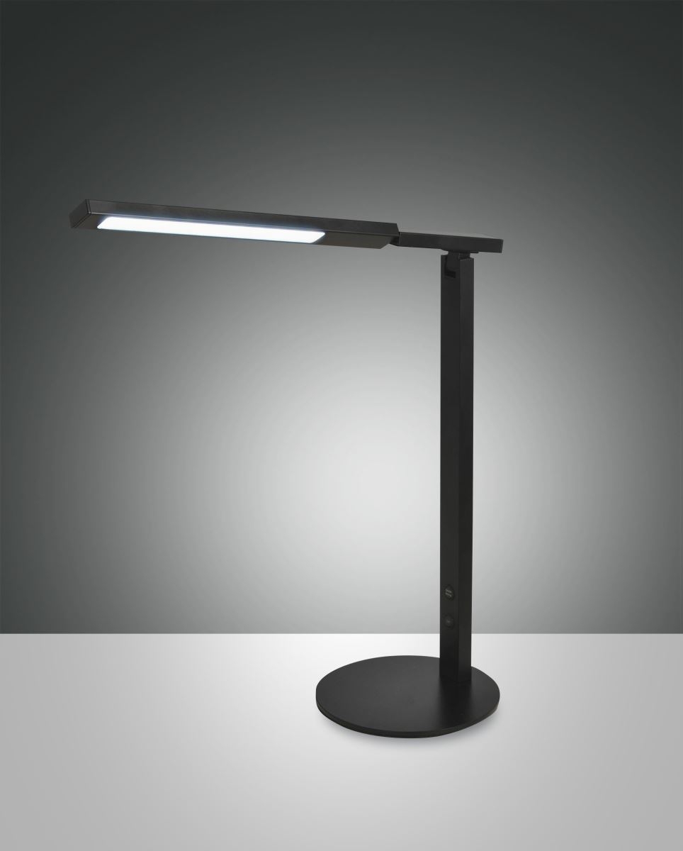 LED Tischleuchte schwarz Fabas Luce Ideal 770lm