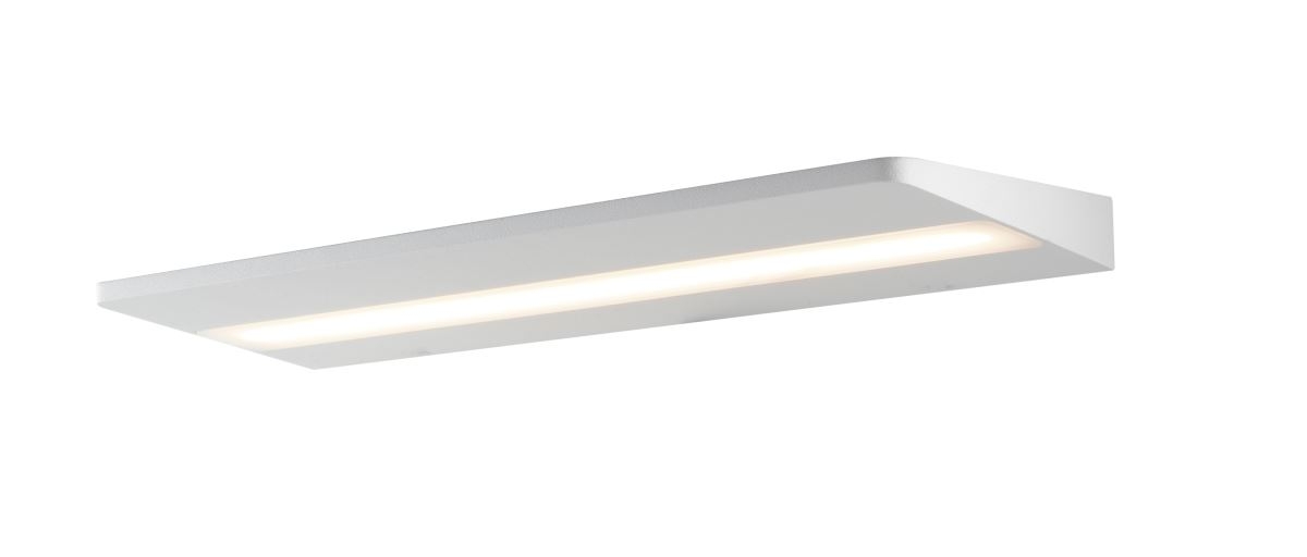Luce Design Grado LED Wandleuchte weiss 800lm 4000K 14x42x4-5cm unter Wandleuchten
