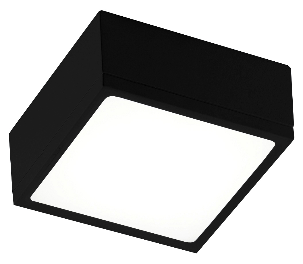 Luce Design Klio LED Deckenleuchte schwarz 1300lm 4000K 12x12x5-9cm