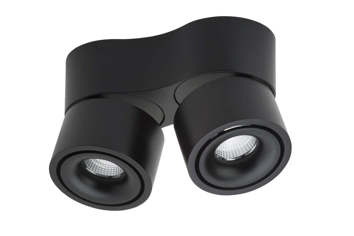 Lumexx Mini Double LED Aufbauleuchte schwarz 2x7W- 2x550lm- 2700k unter Designleuchten > Kchenbeleuchtung > Beleuchtung