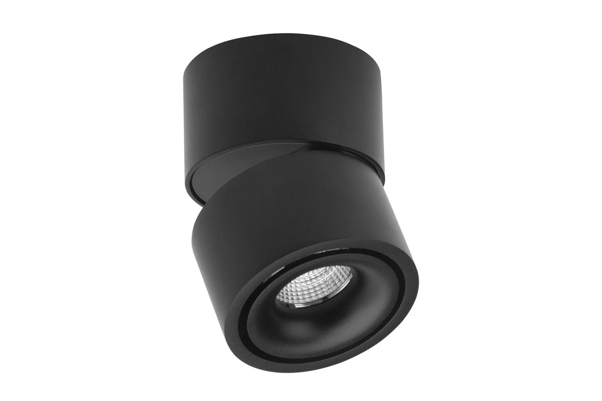 Lumexx Mini LED Aufbauleuchte schwarz 7W- 550lm- 2700k