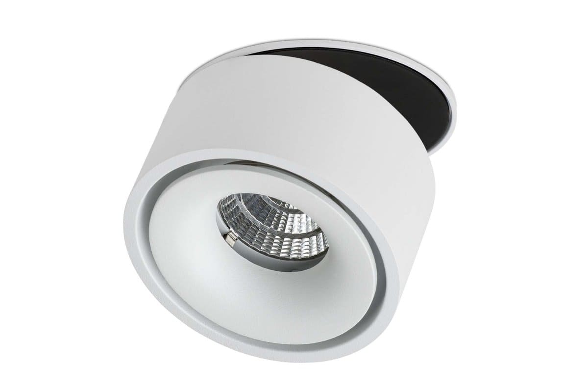 Lumexx Semi LED Einbauleuchte weiss-schwarz 10W- 680lm- 2700k unter Einbauleuchten > Flurbeleuchtung > Nach Raum